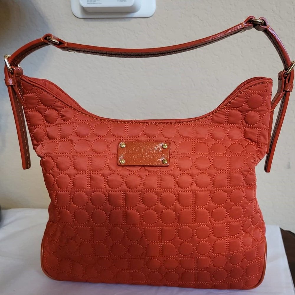 kate spade Pumpkin Quilted Handbag/Shoulder Bag